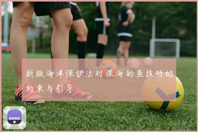新版海洋保护法对深海钓鱼技巧的约束与引导